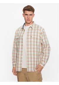 Levi's® Koszula 19587-0255 Beżowy Relaxed Fit. Kolor: beżowy. Materiał: bawełna