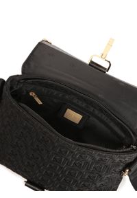 Kazar - Uniwersalna czarna listonoszka w haftowany wzór. Kolor: czarny. Wzór: haft. Dodatki: z haftem. Materiał: skórzane. Styl: casual #2