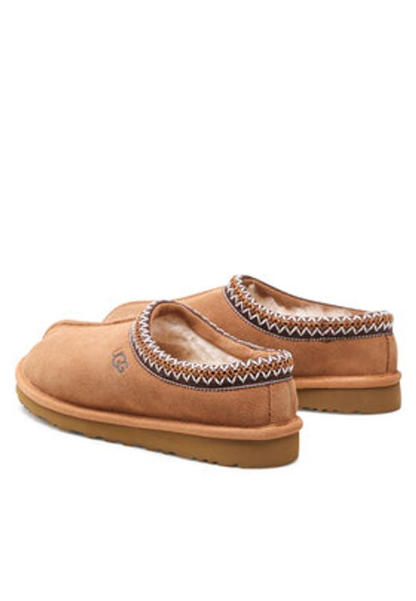 Ugg Kapcie M Tasman 5950 Brązowy. Kolor: brązowy. Materiał: skóra