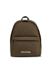 TOMMY HILFIGER - Tommy Hilfiger Plecak Th Monotype Dome Backpack AM0AM12112 Zielony. Kolor: zielony