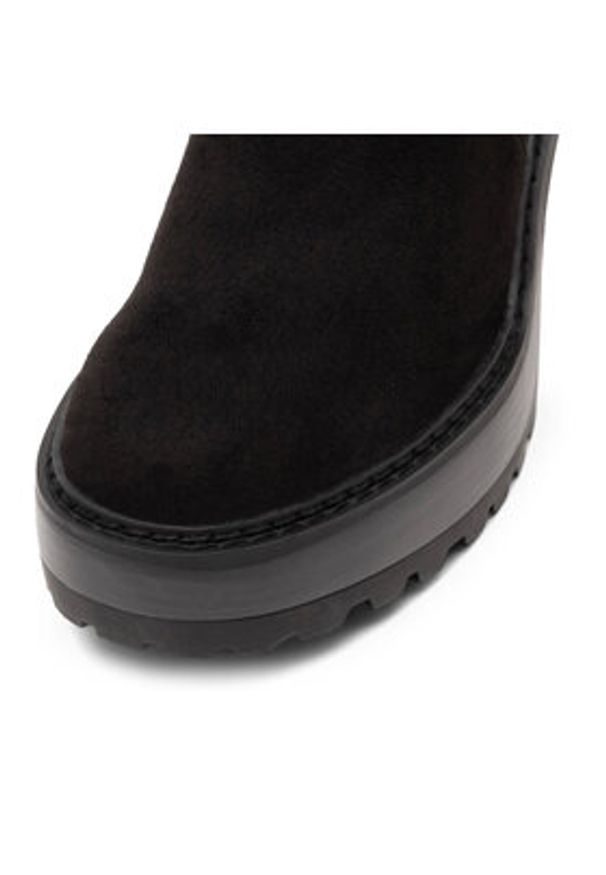 Nine West Botki SHAYLA 13151VM Czarny. Kolor: czarny. Materiał: materiał