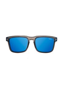 OPC - Okulary przeciwsłoneczne unisex Lifestyle California + Etui. Kolor: czarny, niebieski, wielokolorowy. Sport: turystyka piesza