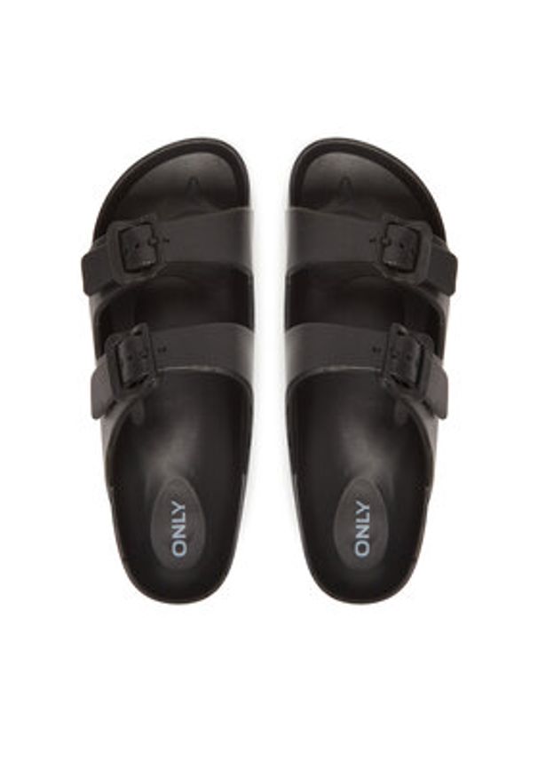 ONLY Shoes Klapki Onlcristy 15316868 Czarny. Kolor: czarny