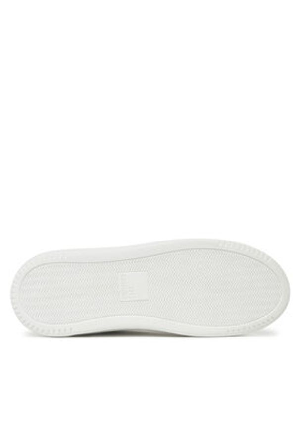 Love Moschino - LOVE MOSCHINO Sneakersy JA15535G0MIA0100 Biały. Kolor: biały. Materiał: skóra