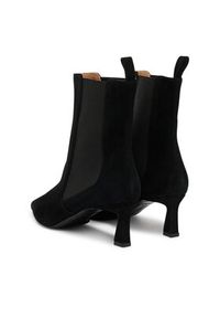 Pollini Botki SA21015M0NTA0000 Czarny. Kolor: czarny. Materiał: skóra, zamsz #6