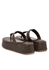 MICHAEL Michael Kors Japonki Koya Flip Flap 40R6KOFA2B Brązowy. Kolor: brązowy. Materiał: skóra #6