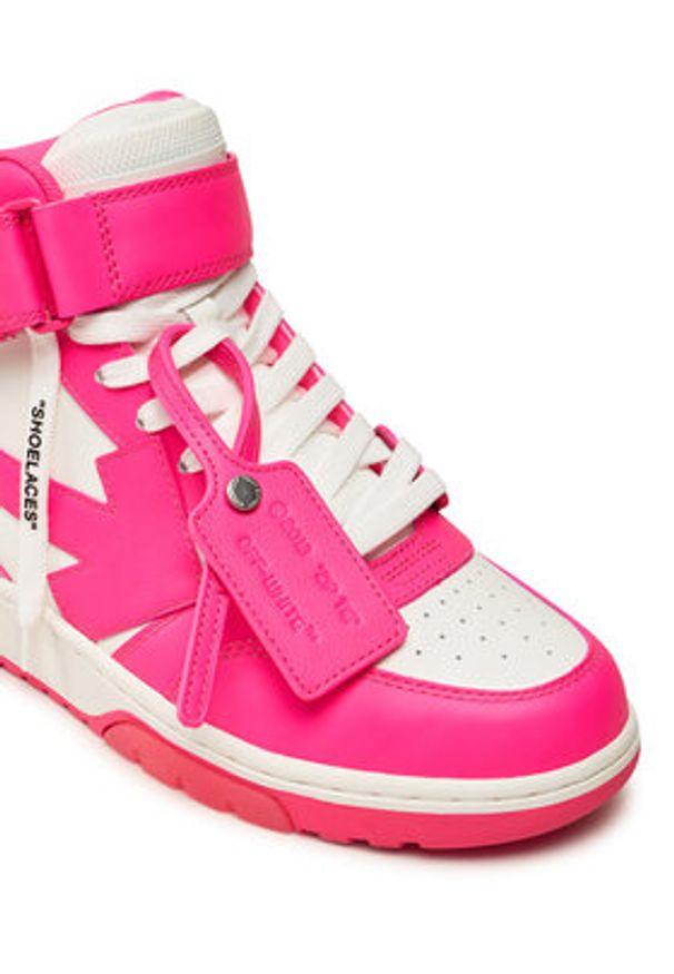 OFF-WHITE - Off-White Sneakersy OWIA275S23LEA0013201 Różowy. Kolor: różowy. Materiał: skóra
