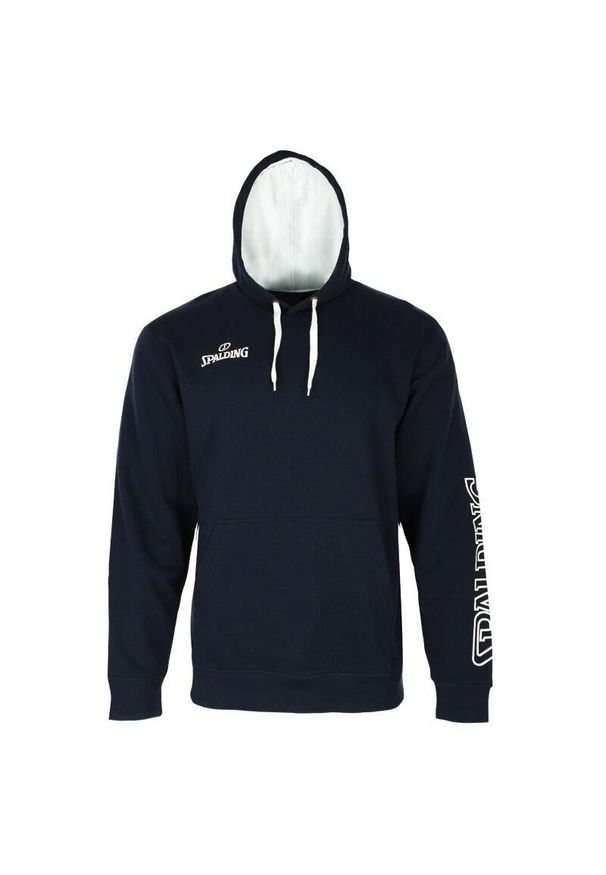 SPALDING - Bluza Spalding Team II. Kolor: niebieski. Materiał: bawełna. Sport: koszykówka
