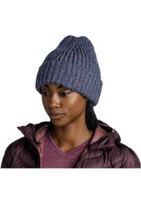 Buff - Czapka BUFF Knitted & Fleece Hat Kim. Kolor: niebieski. Sezon: zima