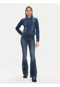 Liu Jo Kurtka jeansowa UA4046 D4615 Niebieski Regular Fit. Kolor: niebieski. Materiał: bawełna