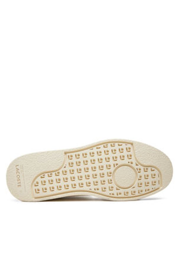 Lacoste Sneakersy Basehot Premium 747SMA0040 Biały. Kolor: biały. Materiał: skóra