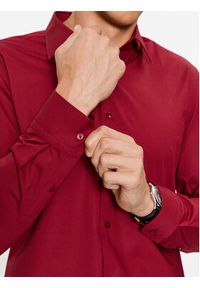 BOSS - Boss Koszula H-Hank-Kent-C1-214 50469345 Czerwony Slim Fit. Typ kołnierza: kołnierzyk klasyczny. Kolor: czerwony. Materiał: bawełna #4
