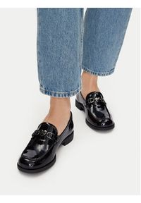 Love Moschino - LOVE MOSCHINO Loafersy JA10012G1MIH000B Czarny. Kolor: czarny. Materiał: skóra #4