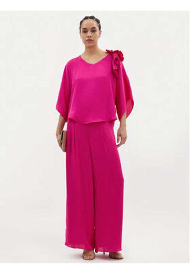 Joseph Ribkoff Bluzka 241767 Różowy Relaxed Fit. Kolor: różowy. Materiał: syntetyk