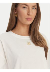 Luisa Spagnoli T-Shirt Baiadera 543155 Biały Regular Fit. Kolor: biały. Materiał: bawełna #4