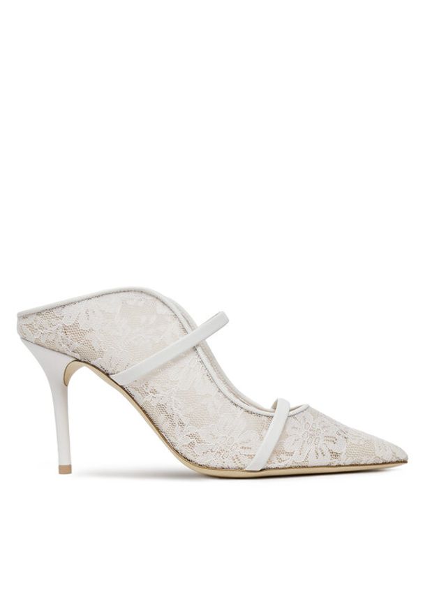 MALONE SOULIERS Klapki Maureen 85-269 Biały. Kolor: biały. Materiał: materiał