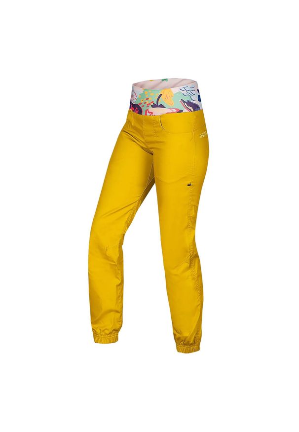 OCUN - Spodnie do wspinaczki damskie Ocun SANSA PANT LD. Kolor: żółty. Sport: wspinaczka