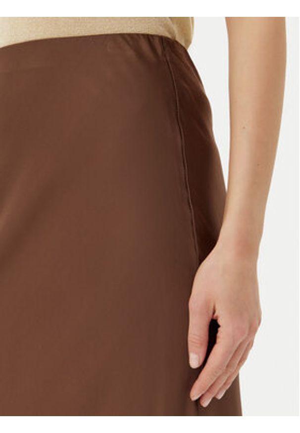 ViCOLO Spódnica maxi TD0472 Brązowy Slim Fit. Kolor: brązowy. Materiał: wiskoza
