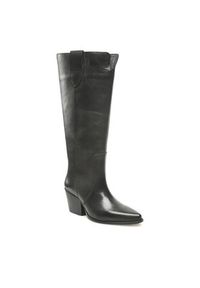 Badura Kozaki 222FW93 Czarny. Kolor: czarny. Materiał: skóra #4