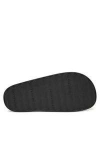 TOMMY HILFIGER - Tommy Hilfiger Klapki Platform Monogram Poolslide FW0FW08526 Czarny. Kolor: czarny. Materiał: skóra. Obcas: na platformie