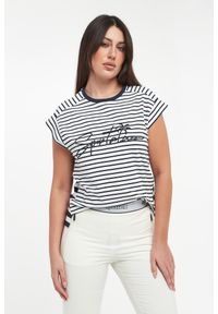 Sportalm - T-shirt damski w paski SPORTALM. Wzór: paski #1