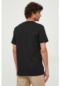 Calvin Klein Jeans t-shirt bawełniany kolor czarny z nadrukiem. Kolor: czarny. Materiał: bawełna. Długość rękawa: krótki rękaw. Długość: krótkie. Wzór: nadruk. Styl: klasyczny #3