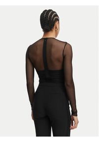 Elisabetta Franchi Body BO-030-62E2-V300 Czarny Slim Fit. Kolor: czarny. Materiał: syntetyk #3