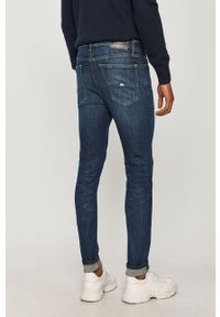 Tommy Jeans - Jeansy Simon. Kolor: niebieski. Materiał: bawełna, poliester, denim, elastan. Wzór: gładki #3