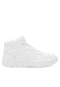 Champion Sneakersy Rebound 2.0 Mid Cut S S11471-WW007 Biały. Kolor: biały. Materiał: skóra