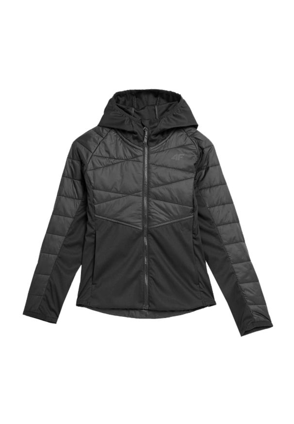 4f - Kurtka Zimowa Dziecięca 4F. Kolor: czarny. Materiał: puch. Sezon: zima