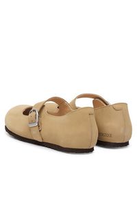 Birkenstock Baleriny Santa Clarita 1031613 Beżowy. Kolor: beżowy. Materiał: skóra #6