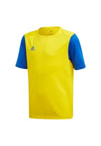 Adidas - Koszulka piłkarska dla dzieci adidas Estro 19 Jersey JUNIOR. Kolor: wielokolorowy, niebieski, żółty. Materiał: jersey. Sport: piłka nożna #1