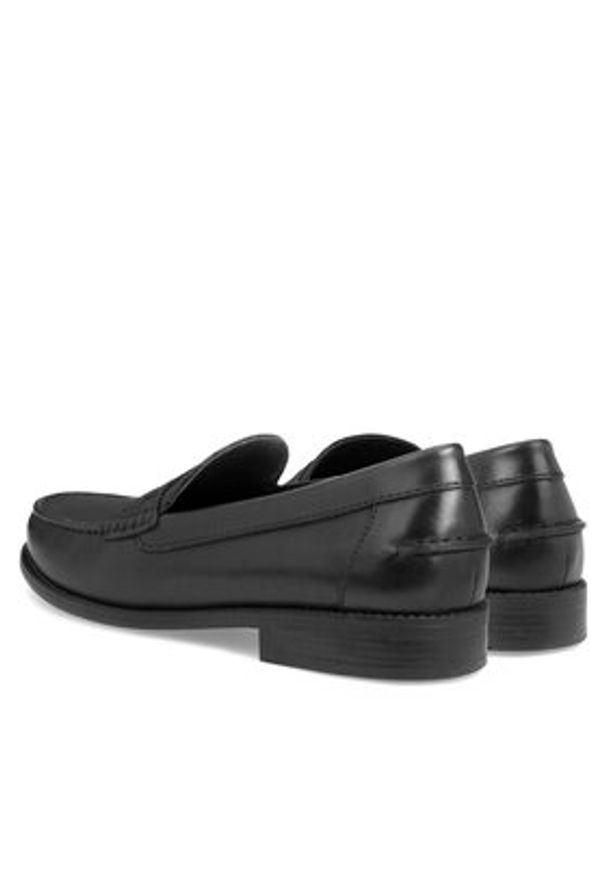 Geox Mokasyny U New Damon B U641ZB 00043 C9999 Czarny. Kolor: czarny. Materiał: skóra
