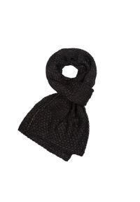 Szalik damski czarny PAOLO PERUZZI D-03-BL. Kolor: czarny. Materiał: materiał #1