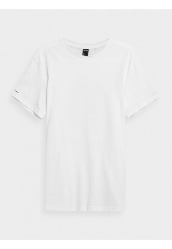 outhorn - T-shirt z nadrukiem męski. Materiał: bawełna, materiał. Wzór: nadruk. Styl: sportowy