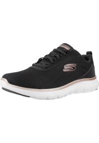 skechers - Tenisówki Skechers Model Flex Appeal 5.0 Kolor Czarny. Kolor: czarny. Materiał: tkanina. Model: Skechers Sport. Sport: turystyka piesza