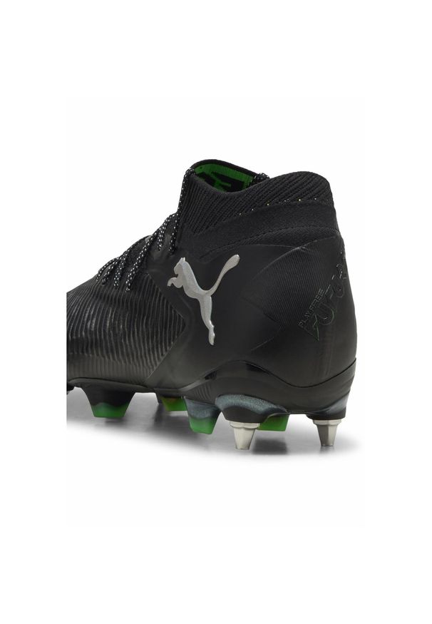 Puma - Buty piłkarskie FUTURE 8 ULTIMATE MxSG PUMA Black Cool Light Gray Fluo Green. Kolor: wielokolorowy, czarny, zielony. Sport: piłka nożna
