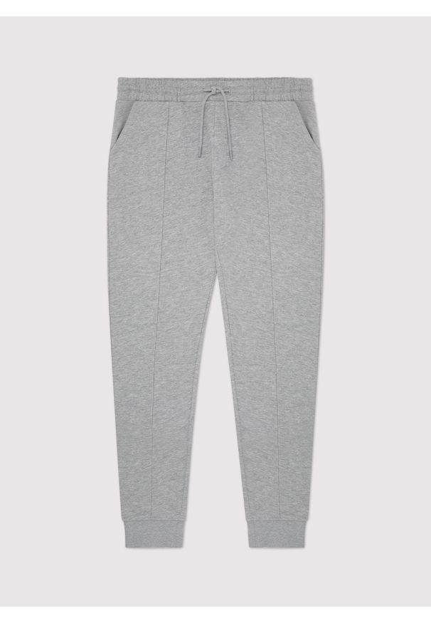 Pako Lorente - Dzianinowe spodnie dresowe w szarym kolorze. Okazja: na co dzień. Kolor: szary. Materiał: dresówka, dzianina. Wzór: gładki. Styl: casual