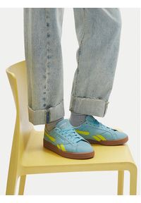 Reebok Sneakersy CLUB C GROUNDS UK 100221373 Niebieski. Kolor: niebieski. Materiał: skóra, zamsz. Model: Reebok Club #5