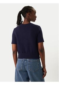 Calvin Klein Jeans Sweter LV047F356G Fioletowy Regular Fit. Kolor: fioletowy. Materiał: bawełna #5