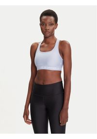 Under Armour Biustonosz sportowy Crossback Mid Bra 1361034-539 Niebieski Compression Fit. Kolor: niebieski. Materiał: syntetyk