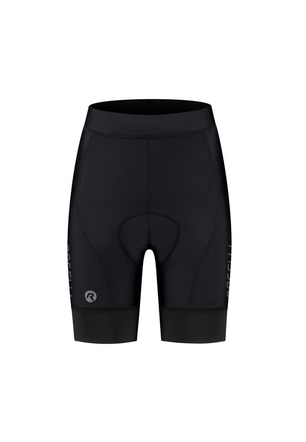 ROGELLI - Spodenki rowerowe Rogelli Essential II z wkładką żelową, damskie, czarne. Kolor: czarny
