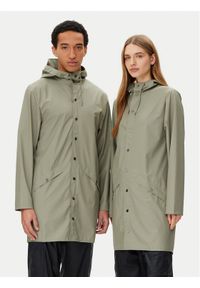 Rains Kurtka przeciwdeszczowa Unisex 12020 Zielony Regular Fit. Kolor: zielony. Materiał: syntetyk