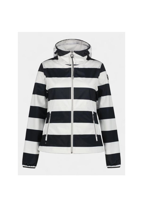 LUHTA - Kurtka softshell damska Luhta Arrajoki. Kolor: czarny, biały, wielokolorowy. Materiał: softshell. Sport: turystyka piesza