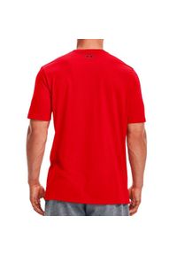 Koszulka sportowa męska Under Armour Sportstyle Left Chest SS. Kolor: czerwony. Długość rękawa: krótki rękaw. Długość: krótkie