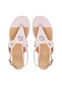 Lauren Ralph Lauren - LAUREN RALPH LAUREN Sandały Everley 802959146008 Różowy. Kolor: różowy. Materiał: skóra