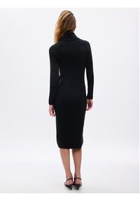 GAP - Gap Sukienka dzianinowa 814747-01 Czarny Slim Fit. Kolor: czarny. Materiał: bawełna