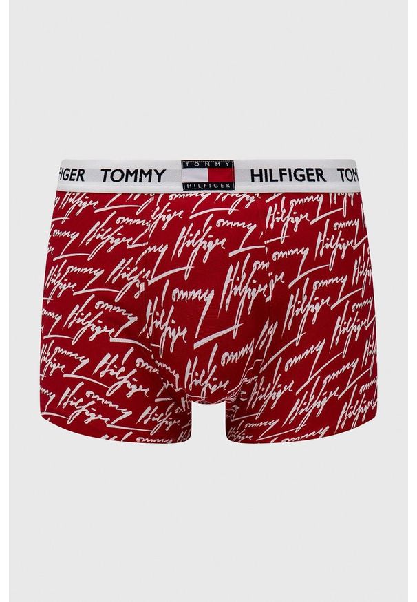 TOMMY HILFIGER - Tommy Hilfiger - Bokserki. Kolor: czerwony. Materiał: bawełna