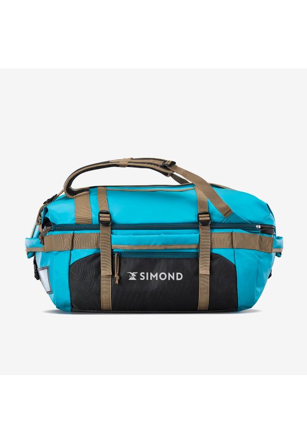 SIMOND - Torba trekkingowa Simond Duffel 500 Extend 40-60 litrów. Kolor: niebieski, szary, wielokolorowy. Materiał: tkanina, materiał. Sport: turystyka piesza