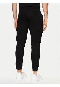 Guess Spodnie dresowe Z4YB08 K9V31 Czarny Regular Fit. Kolor: czarny. Materiał: bawełna #3